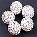 Lots of Pave Shine Ab Tone 10mm Beads for Jewelry Making (10 Beads Per Lots)