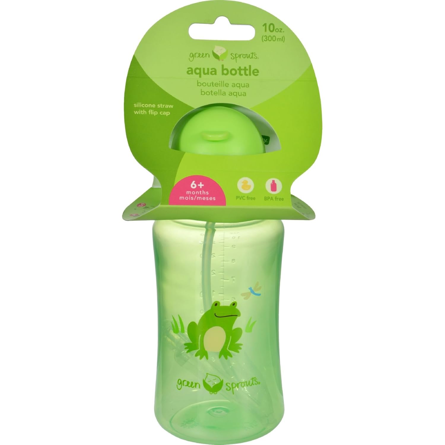 Green Sprouts Aqua Bottle Green 1 Count Baby
