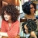150% Density Brazilian Short Curly Bob Human Hair Lace Front Wigs with Baby Hair for Black Women Natural Color 12 inch