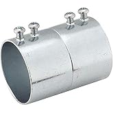 RACO 2152 Set-Screw Coupling for EMT &amp; Rigid/IMC, 3 Inch Trade Size, Steel, Uninsulated