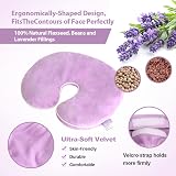 NEWGO Face Heating Mask Microwavable Heating Pad Purple view 3
