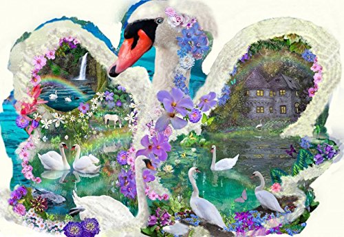 Swan Dreams 1000 pc Jigsaw Puzzle