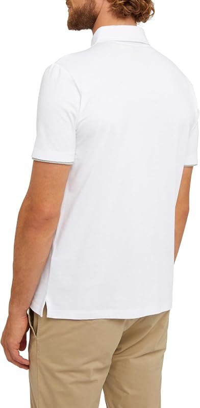 M Polo Jersey, Blanc Optique, S Homme