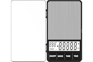 MAXUS Espresso Scale with Timer 1000g/0.1g Drip Coffee Scale, Small and Handy Barista Scale, Brew Drip Tray Coffee Scale, Backlit LCD for Fast and Accurate Reading, Convenient Digital Pocket Scale