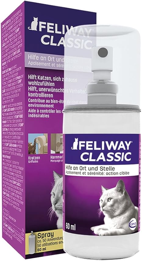 Ceva Feliway Spray Rilassante Per Gatti 60 Ml Amazon It Prodotti Per Animali Domestici