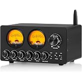 Douk Audio 5 Band Equalizer Bluetooth EQ Preamp for Home Stereo/Computer Speaker/Amplifier with VU Meter (EQ5 Tone Upgraded Version)