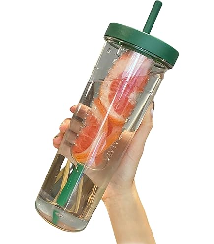 Hydracy – Botella De Agua Deportiva Con Infusor De Frutas, 32 Onzas, Barra De Infusión De