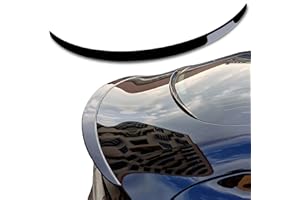 FLAMPETUS Fit Tesla Model Ｙ Spoiler Rear Spoiler Wing Lip Tail Trunk Spoiler Cover Compatible with 2017-2023 Tesla Model Ｙ Accessories, Glossy Black