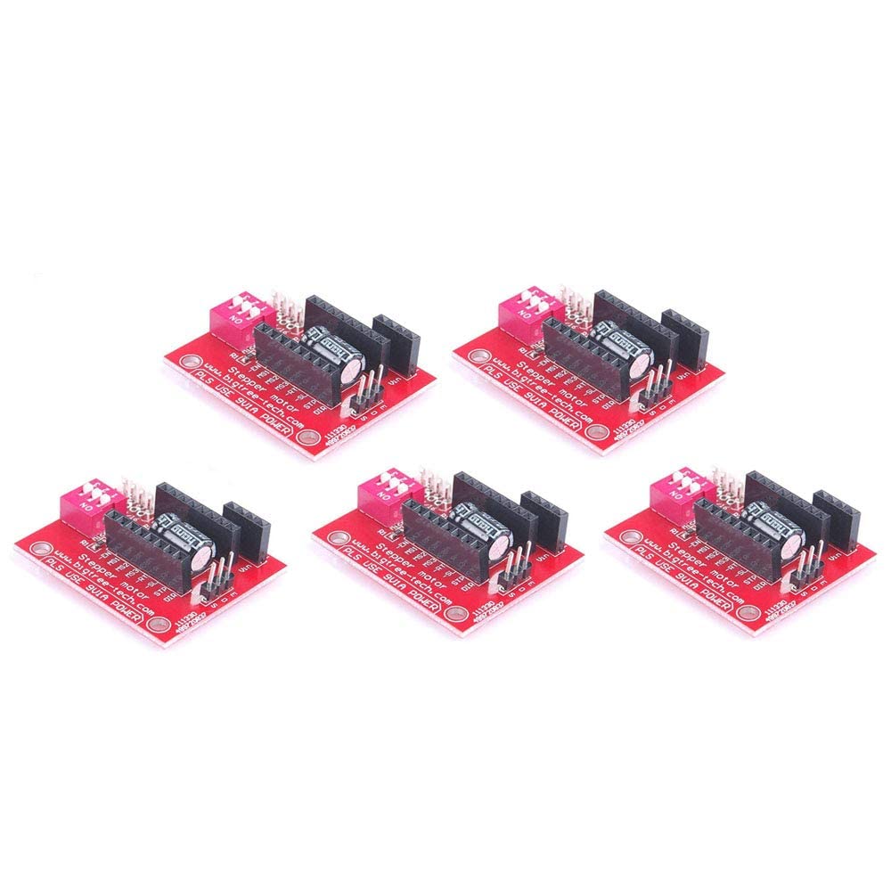 Fasizi 5PCS 3D Printer Stepper Motor Driver Control Extension Shield Board For A4988 DRV8825