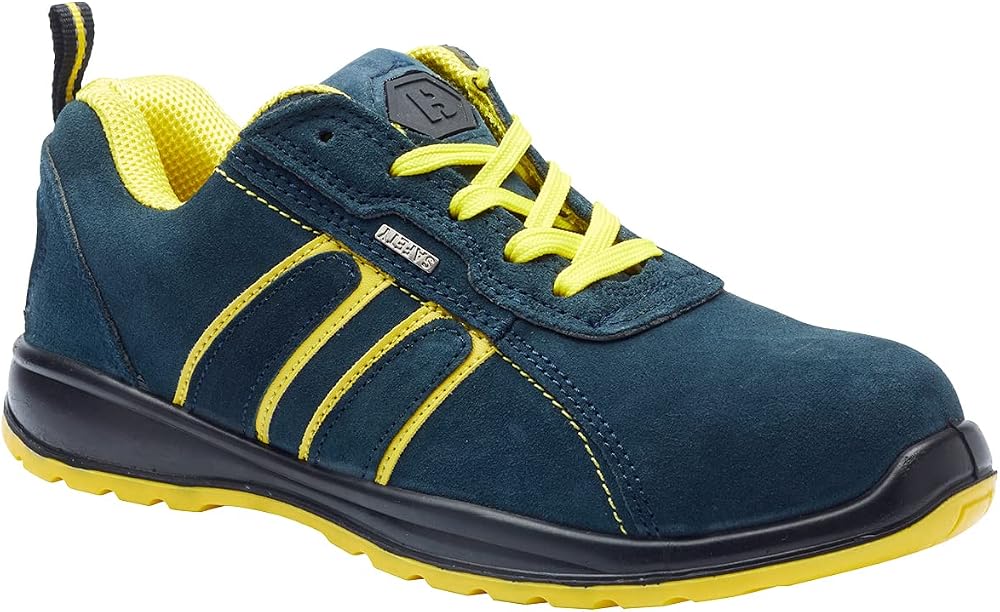 Blackrock Hudson Steel Toe Cap Safety Shoes Men Women Wide Fit Suede Blue