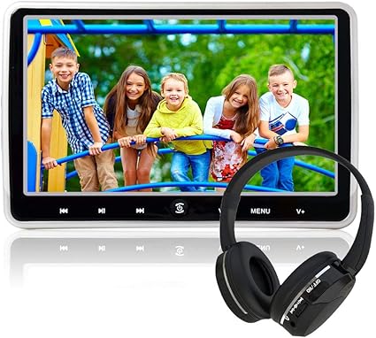 Amazon Com Katiren 10 1inch Car Headrest Video Player Portable