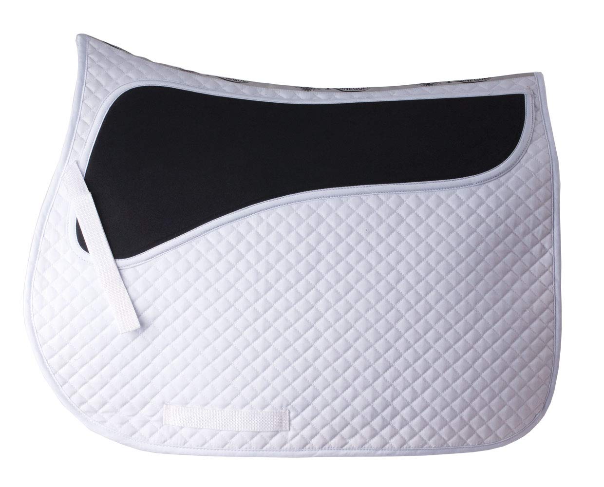 Rhinegold Pressure Pad Saddle Cloth-Full-White