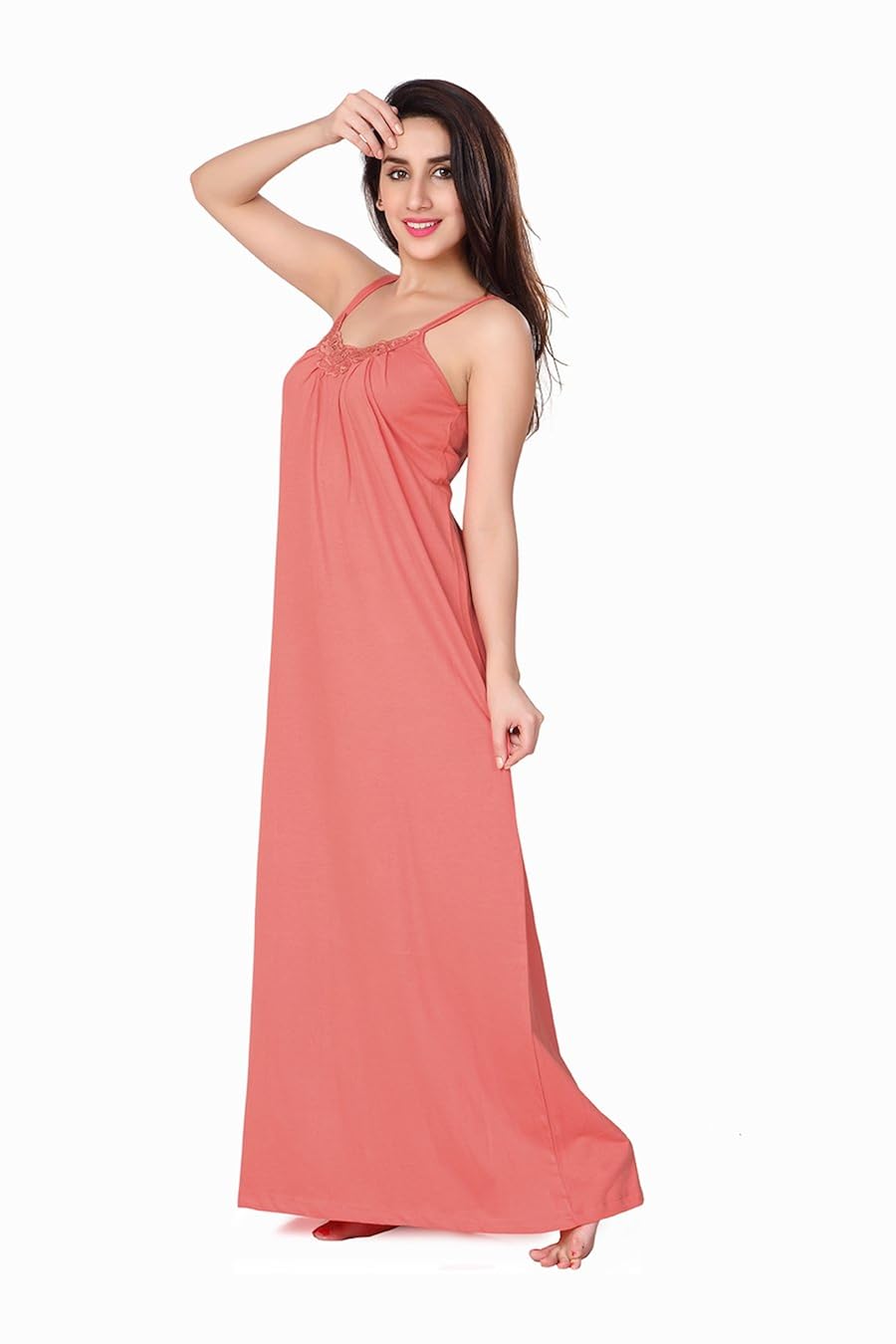 honeydew womens cotton nightwear ,coral ,free size