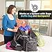 bago 7 Pcs Packing Cubes for Travel - 4 Travel Packing Cubes for Suitcases with 3 ZipLock Bags - Luggage Organizer Bags to Get Maximum Storage, Save Time & Effort to Pack (Black)