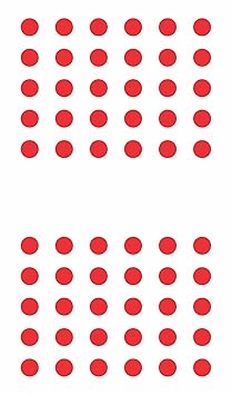 Sunaina Matching Plaza Red Size-4 Round Bindis for Women [SRMP608]