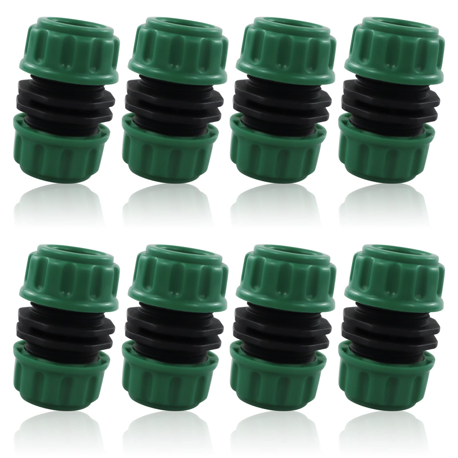 SZCXDKJ 8 PCS Green Plastic 1/2 Inch Quick Connect Hose Pipe Fittings