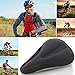 Most Comfortable Exercise Bike Seat Cushion Cover - (11 inches x 7 inches) Premium Quality Bicycle Saddle Pad with Soft Gel for Women and Men - Great for Indoor Cycling Class and Stationary Bikes