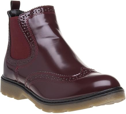 botas granates mujer