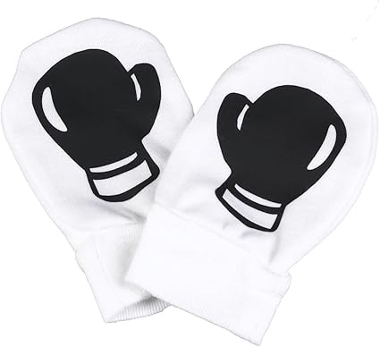 baby mittens that look like boxing gloves