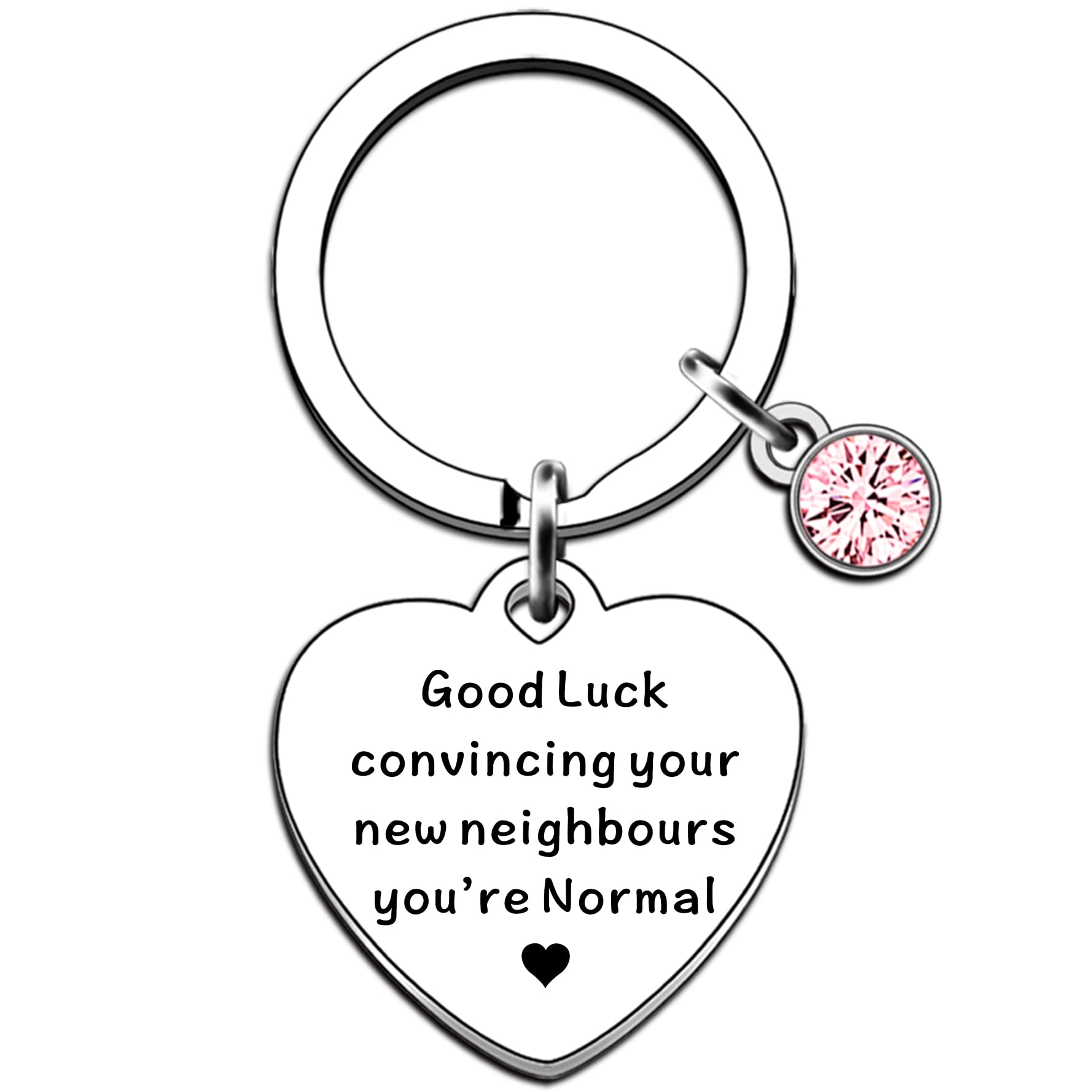 AMZQ New Home Gifts for Women Housewarming Gifts New Home Keyring Presents