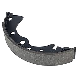 TRQ Brake Drums & Shoes Rear Kit Compatible with