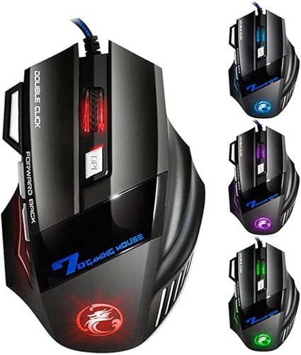 Amazon Imice X7 ゲーミング マウス 有線 マウス ゲーム マウス 光学式 高精度 4dpi段階調節 Windowsxp Vista Win 7 Win 8 Win 8 1 Win 10 Mac Os対応でき 人体工学デザイン Imice ゲーミングマウス 通販