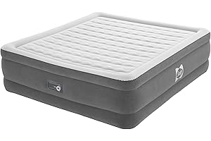 BESTWAY Sealy Tritech Air Mattress King Built-in AC Pump 80" x 76" x 22"