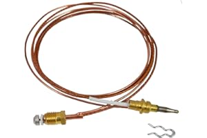 MINIZZZ 110186-01 Thermocouple 33" Dual Wire Clip Mounted Desa Vanguard Comfort glow