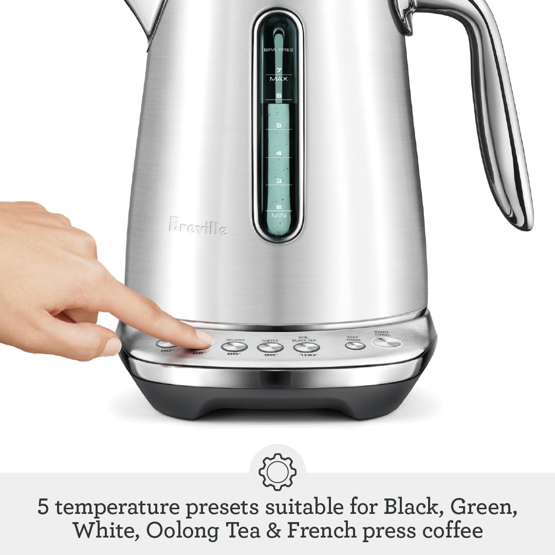 Breville Smart Kettle Luxe BKE845BTR Black Truffle - Image 3