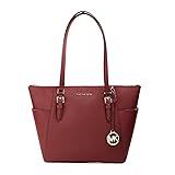 Michael Kors Large Charlotte Tote, Dark Cherry