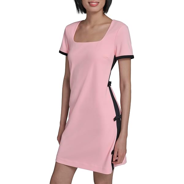 open lace back dress Chic Little Fall 2001 Chanel by Karl Lagerfeld Runway Pastel Pink Dres –  Shrimpton Couture
