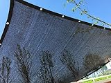 YGS Perfect Sunblock Shade Cloth With Grommets 70% UV 10 ft x 20 ft Black for Plant Cover Greenhouse Barn Kennel Pool Pergola or Swimming Pool