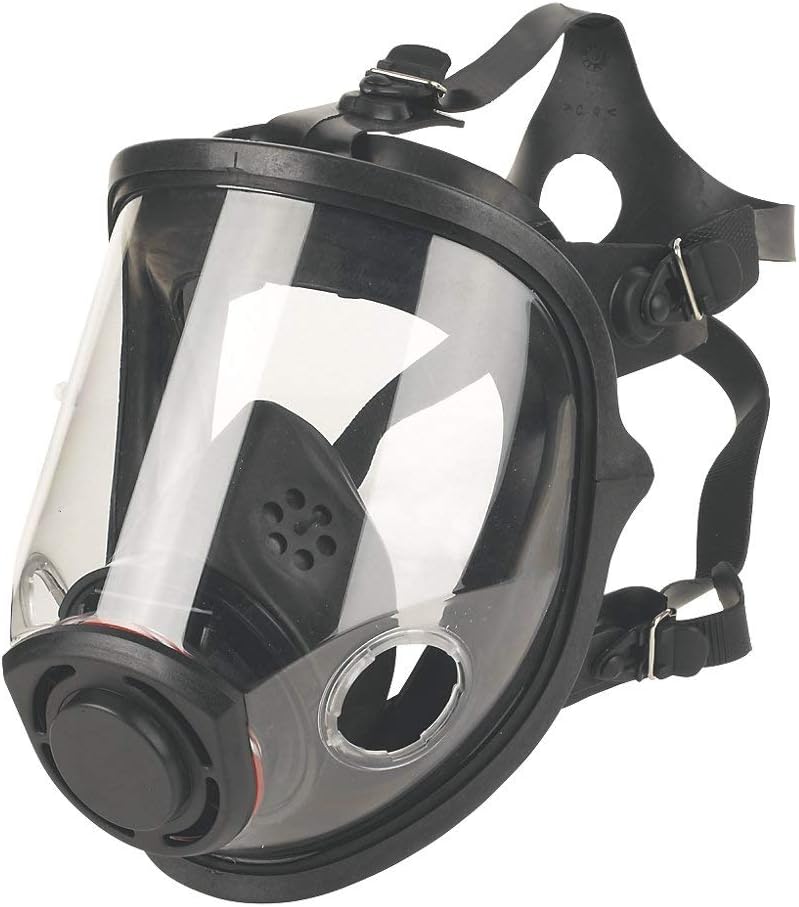 Force 10 Full Face Mask (MASK ONLY) for Asbestos and Severe Dust Contamination (Mask with P3 Dual Filters on Separate Listing). Size M.