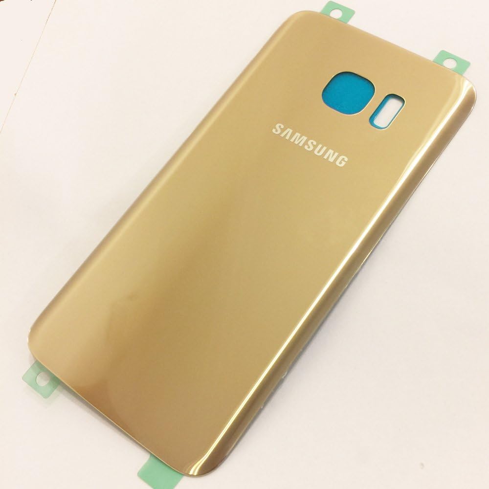 Battery Door Back Cover Glass Fix Replacement Repair Parts for Samsung Galaxy S7 VII Edge G935 G935F(All Carriers) (Gold)
