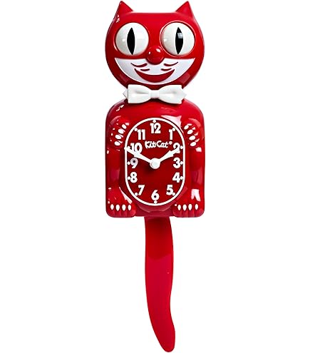 Amazon.com: Pink Satin Miss Kitty-Cat Klock : Home & Kitchen