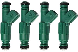 WGL Set 4 Fuel Injector for 1999-2000 VW Beetle 1.8L, 1.8T 42lb 440CC 0280155968 0280156127 M-9593-F302