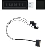 Lian Li UNI Fan L-Wireless Controller for Computer Fans, Works with SL-Infinity Wireless, CL Wireless, SL &amp; TL Wireless, Strimer Wireless, and Hydroshift II - Black