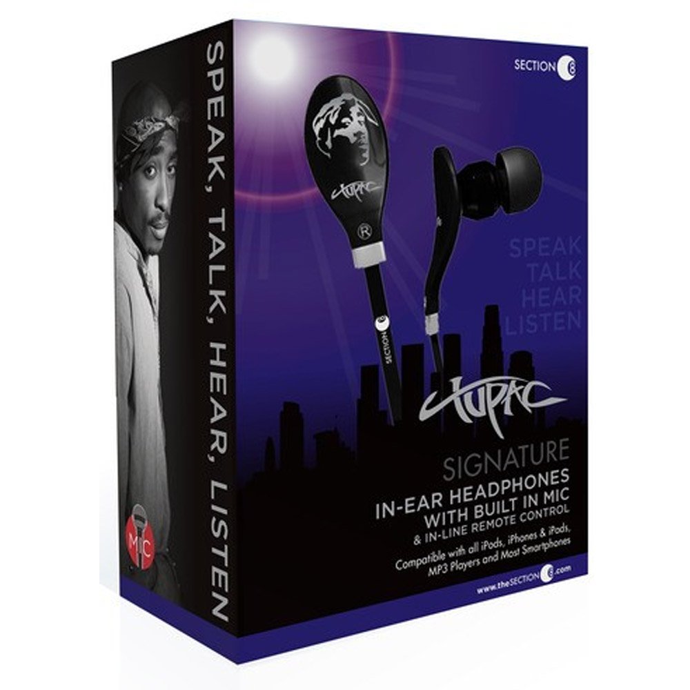 Section 8 Limited Edition Tupac Signature Pro Series Headphones