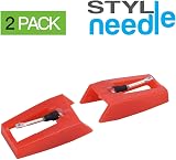 Stylineedle 2-Piece Turntable Needles Ruby Tip for Crosley Ion Jensen view 3