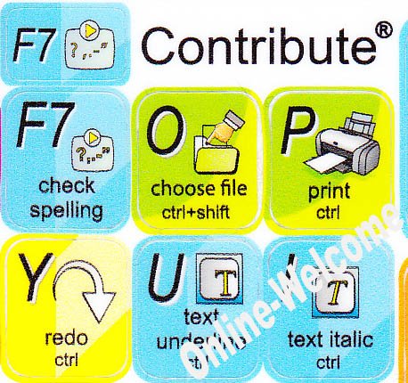 ADOBE CONTRIBUTE keyboard sticker