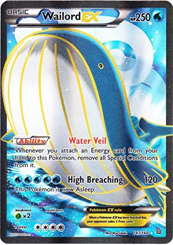 Pokemon Wailord Ex 147160 Xy Primal Clash Holo