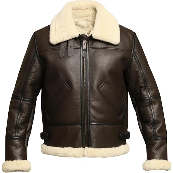 RSH LeatherCraft B6 USAAF Bomber Real Shearling Sheepskin Leather
