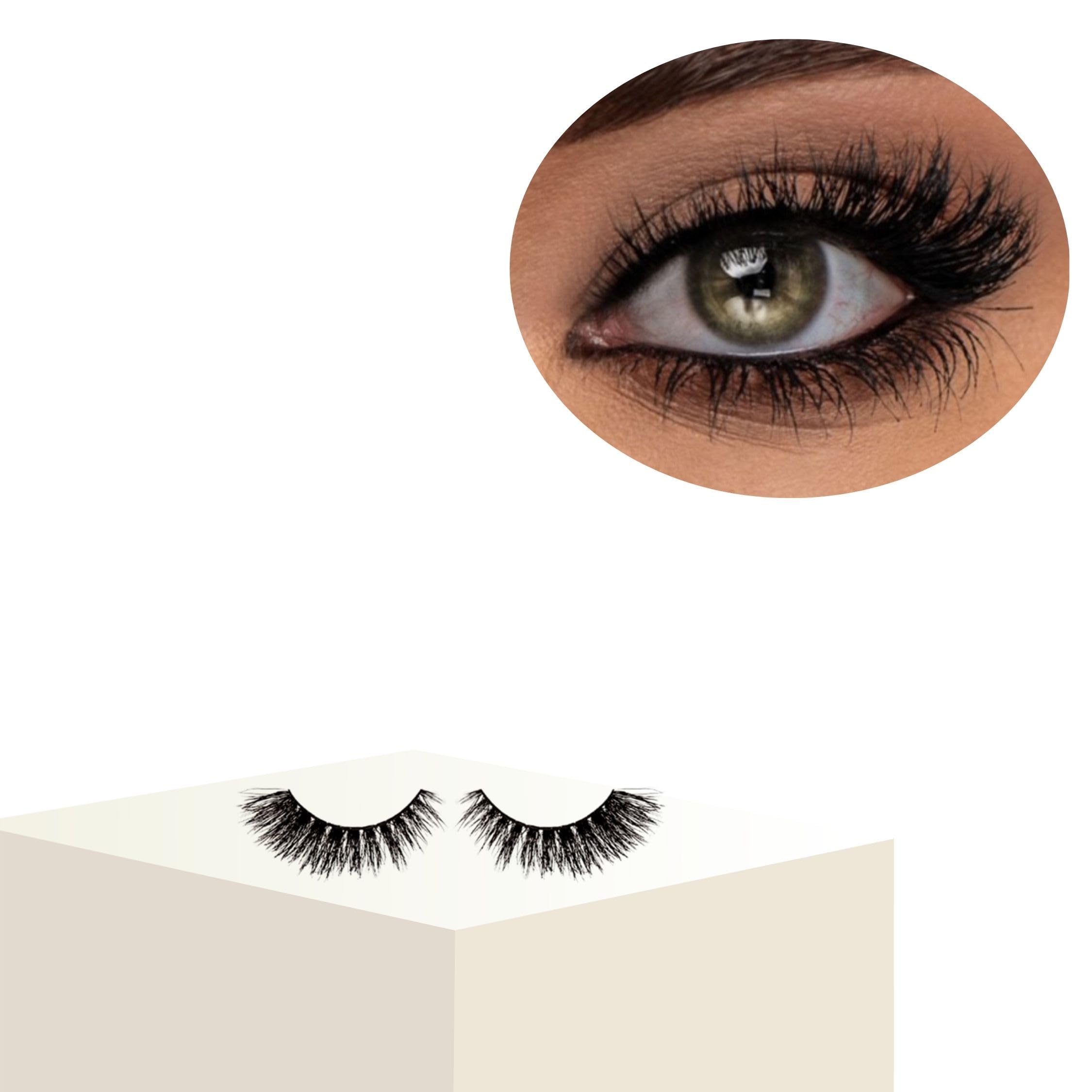Natural 3D Mink Eyelashes - Super Light Fake Lashes with Different Volumes - False Eyelashes with Natural Look and Lots of Deep, Colour: Oriental