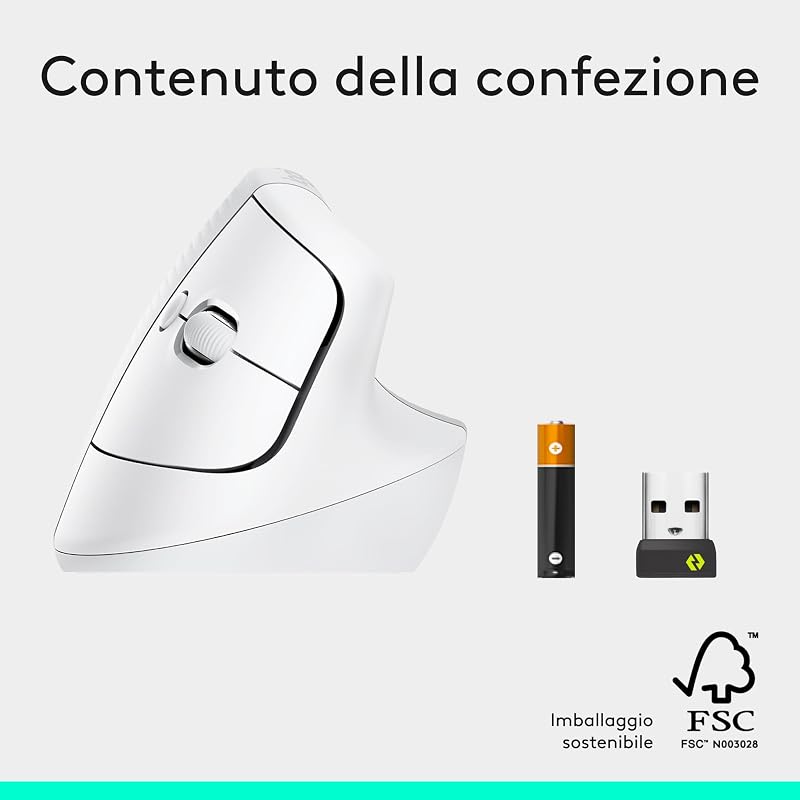 Lift Mouse Ergonomico Verticale