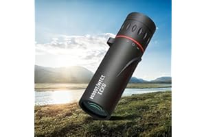 Compact High Power Monocular Telescope, 8X Magnification， Mini Portable Single Tube for Hiking, Bird Watching, Stargazing, an