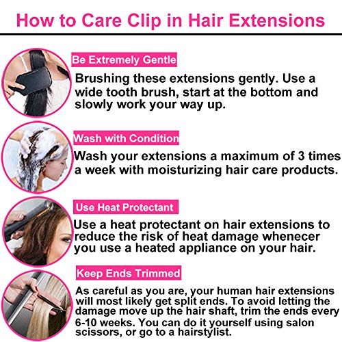 Urbeauty 12" Wavy Clip in Real Hair Extensions Dark Brown 7Pcs/70g Full Head Body Wave Remy Clip in Human Hair Extensions Triple Weft - Thumbnail 7