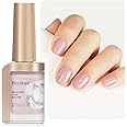 Bevimee Nude Nail Polish Quick Dry, Natural Sheer Color Nail Lacquer, Long Lasting & Fast Drying, Nail Pigment Oil-Based for Nail Art, Fingernail Concealer Polish, 1PC 12ML for French Manicure