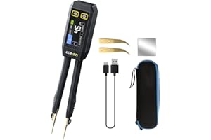 WESTOBIG 【FNRSI Upgraded Version LCR-ST1 】 LCR Meter Tester, Mini Smart LCR Tester, SMD Tester, ESR Meter, 100Hz, 1kHz, and 10kHz Resistance Capacitance Inductance Continuity Diodes Tester Measurement Tools
