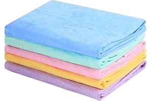 Swim Towel Summer Divers Chamois Towel Quick Dry Diving Shammy Towel for Water Sports Supplies 25.98x16.93x0.08 inch 5PCS, Be