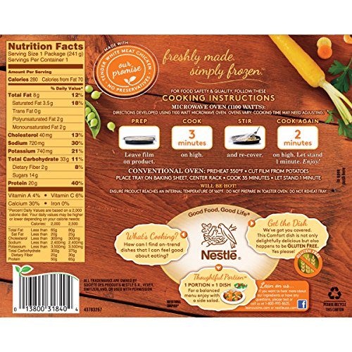 Lean Cuisine, Comfort, Gluten Free Chicken in Sweet Bbq Sauce, 8.5 oz (Frozen)